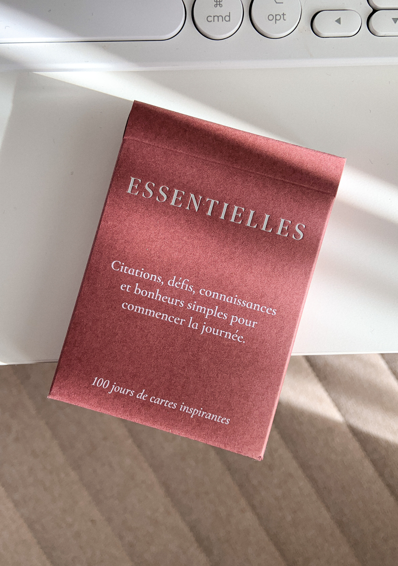 ESSENTIELLES - 100 jours de cartes inspirantes ET son Présentoir en bois